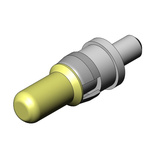 FCT from Molex, 173112 Series, Male PCB D-sub Connector Contact, Gold over Nickel Power