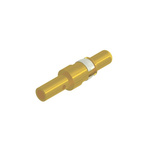 CONEC size 3.6mm Male Crimp D-Sub Connector Power Contact, Gold over Nickel Power, 14 → 12 AWG