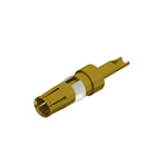 CONEC size 2.54mm Female Solder Cup D-Sub Connector Power Contact, Gold Flash over Nickel Power, 20 → 16 AWG