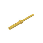CONEC size 0.76mm Male Crimp D-sub Connector Contact, Gold Flash over Nickel Plug, 28 → 22 AWG