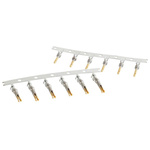 CONEC size 1mm Male Crimp D-sub Connector Contact, Gold Flash over Nickel Plug, 24 → 20 AWG