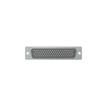 CONEC 78 Way Through Hole D-sub Connector Plug, with Mounting Hole