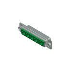 CONEC 5 Way Through Hole D-sub Connector Socket, with 4-40 UNC