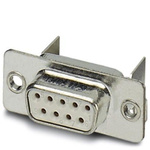 Phoenix Contact 9 Way Angled Panel Mount D-sub Connector Socket, 2.75mm Pitch