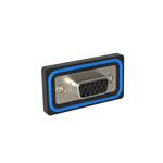 Amphenol Communications Solutions EHD 15 Way Right Angle PCB Mount, Through Hole D-sub Connector Socket