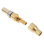 RS PRO Male Solder D-Sub Connector Coaxial Contact, Gold over Nickel Coaxial