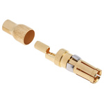 RS PRO Female Solder D-Sub Connector Coaxial Contact, Gold over Nickel Coaxial