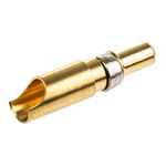 RS PRO Male Solder D-Sub Connector Power Contact, Gold over Nickel Power, 12 → 8 AWG