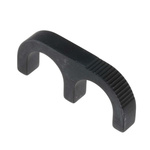 Southco Anodised Black Aluminium Concealed Fixings Drawer Handle, 63.5mm