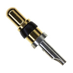 Amphenol ICC, DW Series, Male Solder D-Sub Connector Power Contact, Gold over Nickel Power, 16 AWG