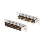 ASSMANN WSW A-DS 25 Way Through Hole D-sub Connector Plug, 2.77mm Pitch