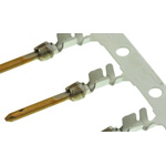 TE Connectivity, AMPLIMITE HD-20 Series, size 20 Male Crimp D-sub Connector Contact, Gold over Nickel, 24 → 20