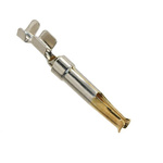 Harting, D-Sub Standard Series, Male Crimp D-sub Connector Contact, Gold over Nickel Signal, 28 → 24 AWG