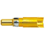 HARTING, D-Sub Mixed Series, Male Solder D-Sub Connector Power Contact, Gold Power, 12 → 10 AWG