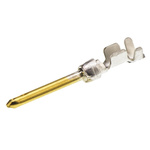 TE Connectivity, AMPLIMITE HD-20 Series, size 20 Male Crimp D-sub Connector Contact, Gold, 24 → 20 AWG