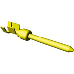 TE Connectivity, AMPLIMITE HDP-20 Series, size 20 Male Crimp D-sub Connector Contact, Gold, 24 → 20 AWG