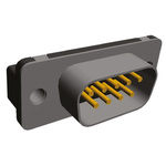 TE Connectivity Amplimite HD-20 9 Way Through Hole D-sub Connector Plug, 2.74mm Pitch