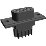 TE Connectivity Amplimite HDE-20 9 Way Cable Mount D-sub Connector Socket, 2.74mm Pitch