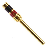 TE Connectivity, AMPLIMITE 109 Series Series, size 20 Male Crimp D-sub Connector Contact, Gold over Copper Pin, 28