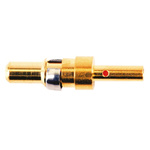FCT from Molex, FMP Series, Male Crimp D-Sub Connector Power Contact, Gold over Nickel Pin, 12 → 10 AWG