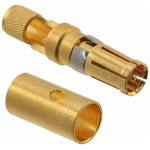 Harting, D-Sub Mixed Series, Female Crimp, Solder D-Sub Connector Coaxial Contact, Gold Coaxial
