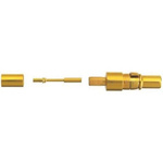 Harting, D-Sub Mixed Series, Male Crimp, Solder D-Sub Connector Coaxial Contact, Gold Coaxial