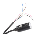 Omron Diffuse Photoelectric Sensor, Barrel Sensor, 300 mm Detection Range