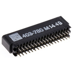Cinch Edge Connector, PCB Mount, 18-Contacts, 2.54mm Pitch, 2-Row, Solder Termination