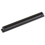 JAE Female Edge Connector, Through Hole Mount, 120-Contacts, 1.27mm Pitch, 2-Row, Solder Termination