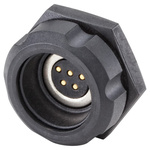 Rosenberger, RoDI Rosenberger Diagnostic Interface, Straight Panel Mount Female Magnetic Connector, Solder Termination