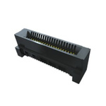 Samtec HSEC8-PE Series Vertical Female Edge Connector, Surface Mount, 80-Contacts, 0.8mm Pitch, 2-Row, Solder