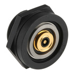 RS PRO, Straight Panel Mount Male Magnetic Connector, Solder Termination