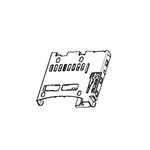 Molex, 47352 8 Way Push/Push Memory Card Connector With Solder Termination