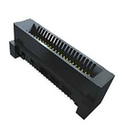 Samtec HSEC8-DV Series Vertical Female Edge Connector, Surface Mount, 200-Contacts, 0.8mm Pitch, 2-Row, Solder