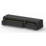 TE Connectivity Mini PCI Express Series Right Angle Female Edge Connector, Surface Mount, 52-Contacts, 0.8mm Pitch,