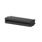 TE Connectivity Vertical Female Edge Connector, Through Hole Mount, 36-Contacts, 2.54mm Pitch, 2-Row, Solder Termination