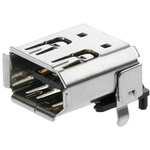 Molex 6 Way Right Angle Surface Mount Firewire Connector, Socket