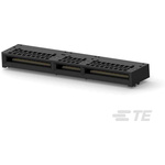 TE Connectivity Right Angle Female Edge Connector, Surface Mount, 140-Contacts, 0.6mm Pitch, 2-Row, Solder Termination