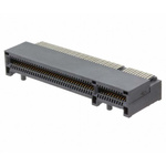 Samtec PCIE Series Vertical Female Edge Connector, Surface Mount, 164-Contacts, 1mm Pitch, 1-Row