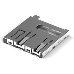 Wurth Elektronik, WR-CRD 8 Way Horizontal Micro SD MicroSD Card Connector With Solder Termination