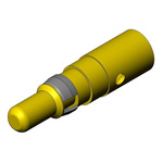 FCT from Molex, 173112 Series, size 8 → 10AWG Male Crimp D-Sub Connector Power Contact, Gold Power, 8 →