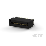 TE Connectivity Right Angle Female Edge Connector, PCB Mount, 20-Contacts, 2.54mm Pitch, 1-Row