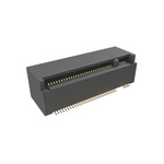 Amphenol ICC Right Angle Female Edge Connector, 67-Contacts, 0.5mm Pitch
