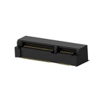 TE Connectivity Horizontal Edge Connector, 52-Contacts, 0.8mm Pitch, 2-Row
