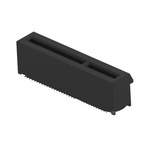 TE Connectivity 5-2364427 Series Vertical Female Edge Connector, Board Mount, 64-Contacts, 1mm Pitch, 2-Row, Surface