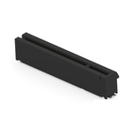 TE Connectivity 5-2371899 Series Vertical Female Edge Connector, Board Mount, 98-Contacts, 1mm Pitch, 2-Row, Surface
