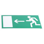 PET Fire Exit Left Non-Illuminated Emergency Exit Sign