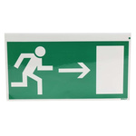 PET Fire Exit Right Non-Illuminated Emergency Exit Sign
