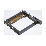 Hirose 50 Way Right Angle Compact Flash Memory Card Connector With Solder Termination