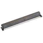 TE Connectivity Female Backplane Connector, Surface Mount, 84-Contacts, 1mm Pitch, Solder Termination